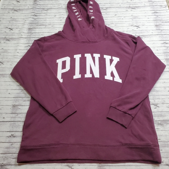 Vs Pink Hoodie Large Victorias Secret 
